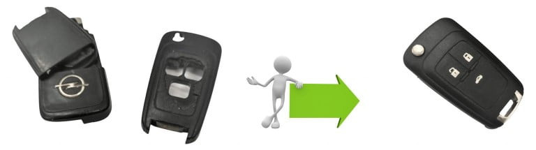 Reparar llaves coche